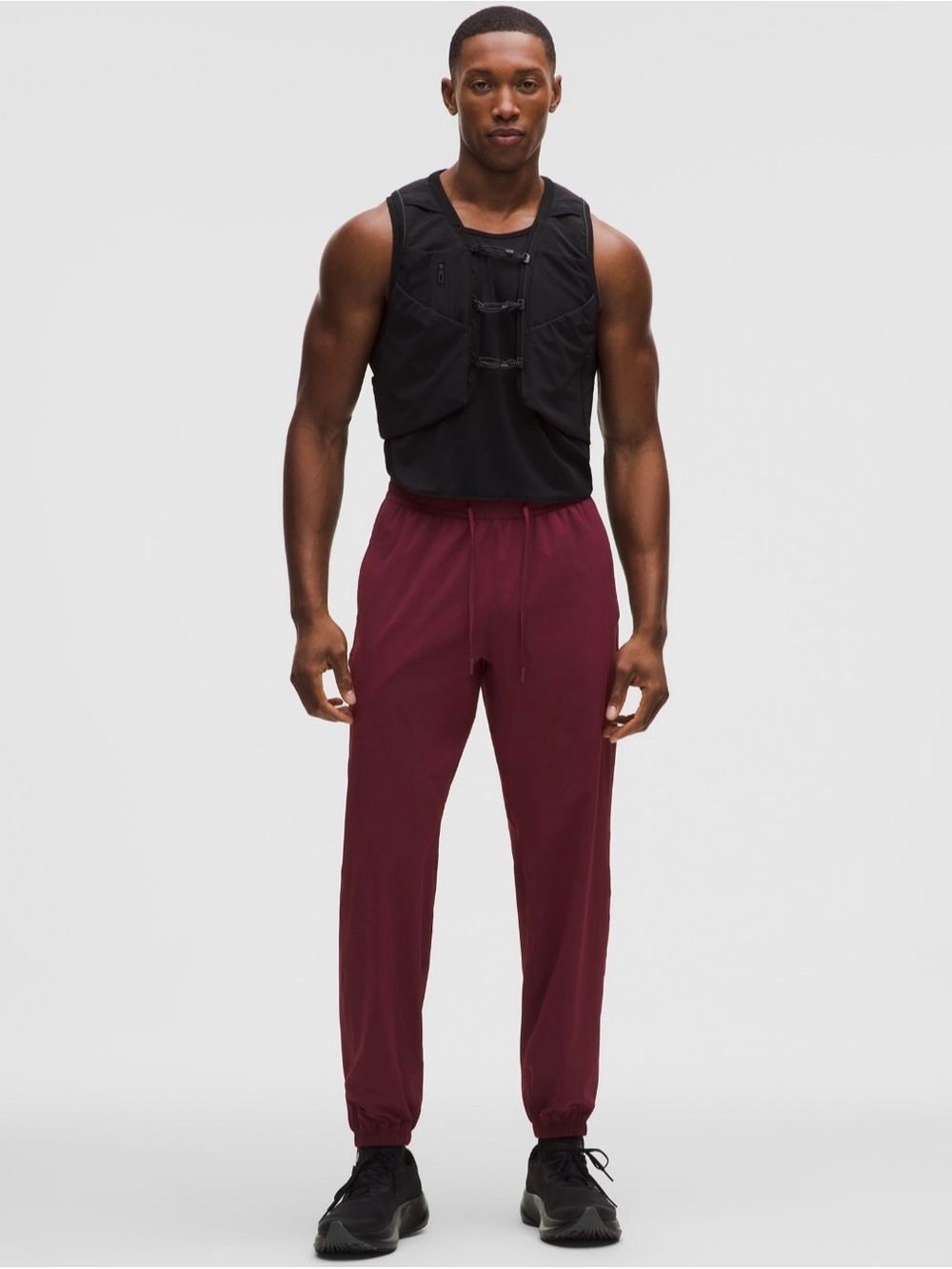 NWT $128 Lululemon Perforated Running Pant Burgundy Bay